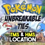 Pokemon Unbreakable Ties TMs & HMs Location