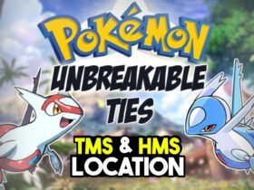 Pokemon Unbreakable Ties TMs & HMs Location